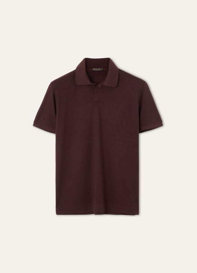 Camisa polo abierta
