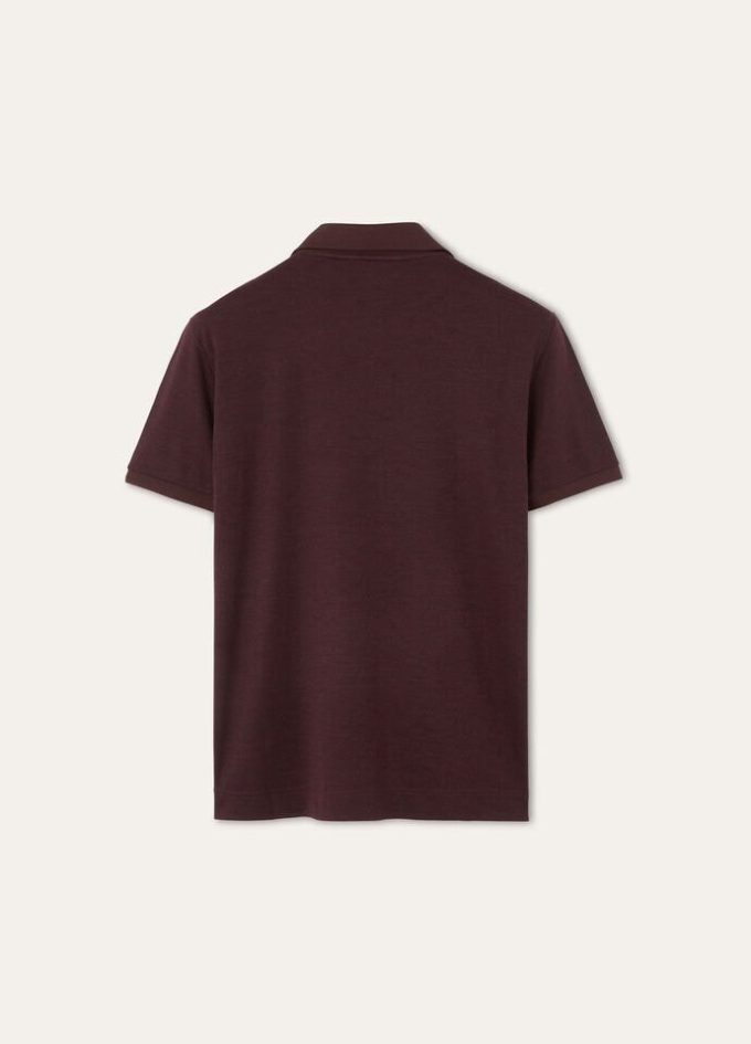 Camisa polo abierta