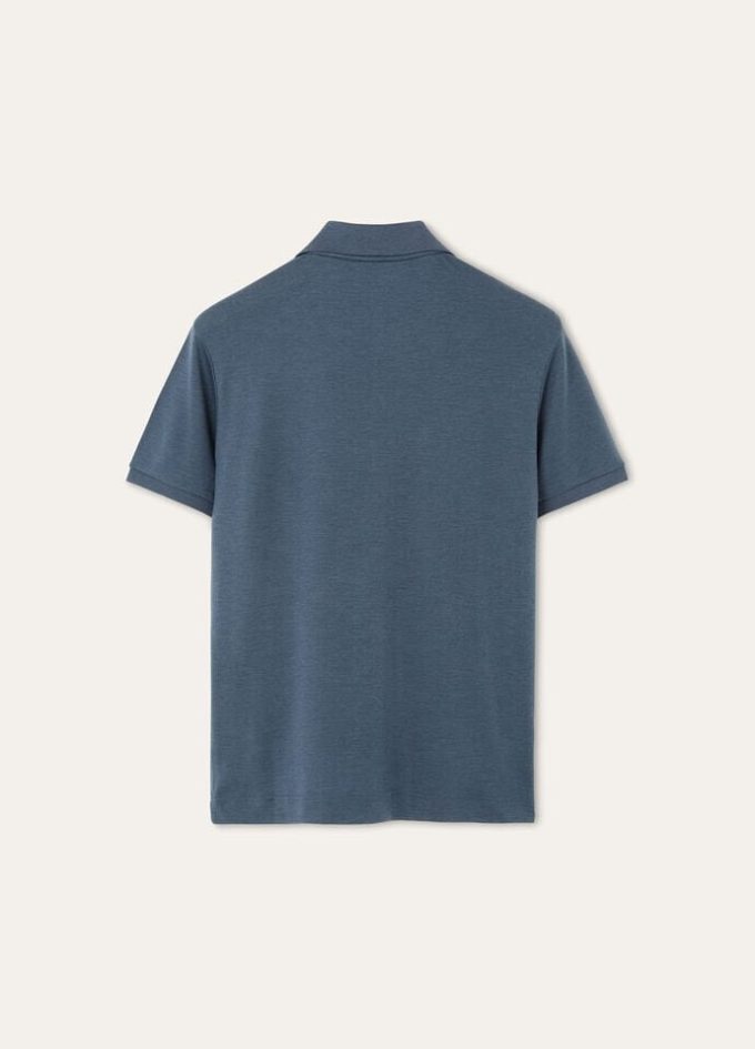 Camisa polo abierta