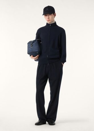 Chaqueta bomber clásica con cremallera