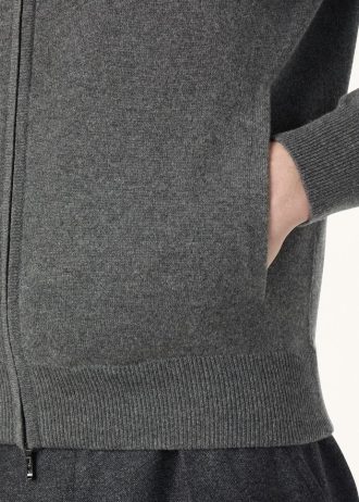 Chaqueta bomber clásica con cremallera