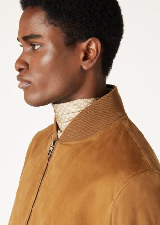 Chaqueta bomber color hiedra de Loro Piana