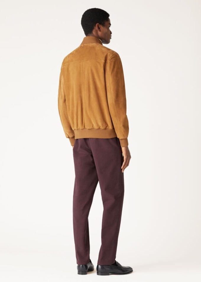 Chaqueta bomber color hiedra de Loro Piana