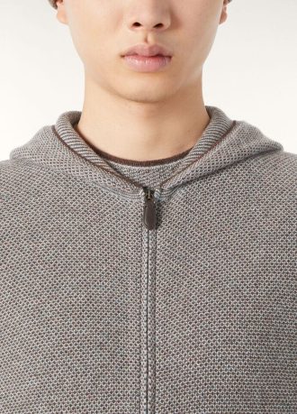 Chaqueta bomber con capucha Varallo