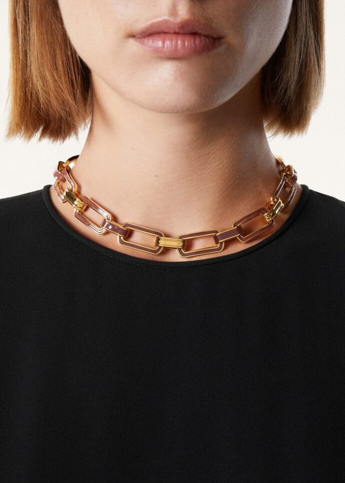 Collar de cadena de eslabones Collar de cadena de eslabones