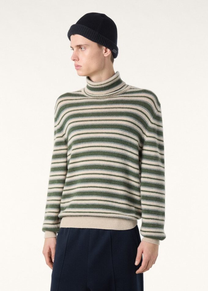 Fobello Stripes Cuello alto