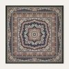 Fular de mayólica floral 90 x 90