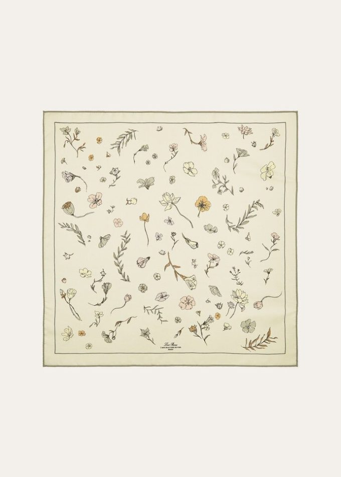 Fular L’Arte Delle Fiber Dei Fiori 60×60