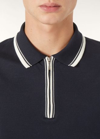 Polo de regata con cremallera