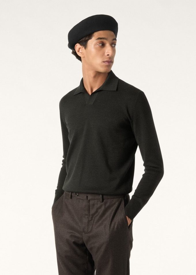 Polo sin botones