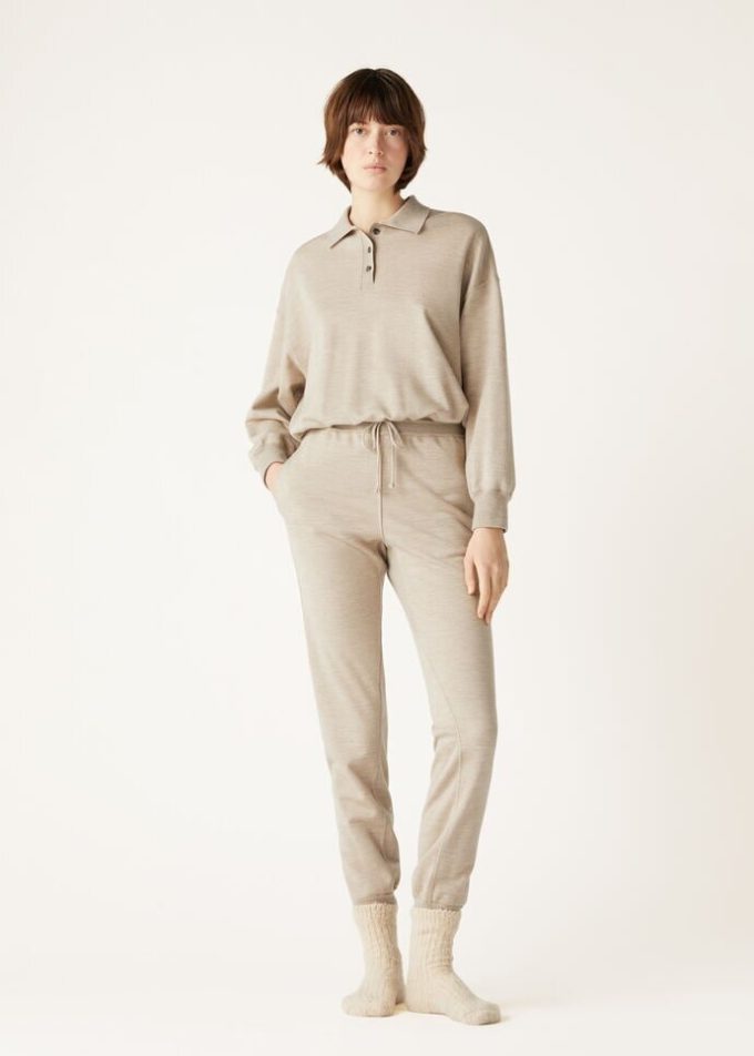 Sudadera tipo polo Cocooning