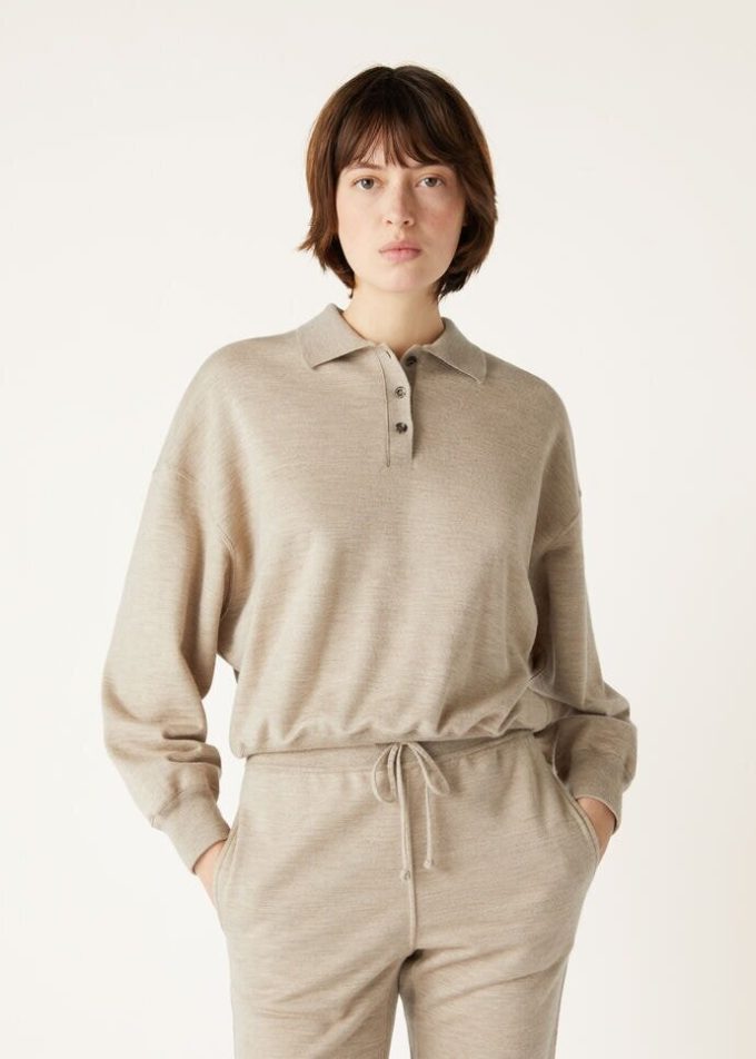 Sudadera tipo polo Cocooning