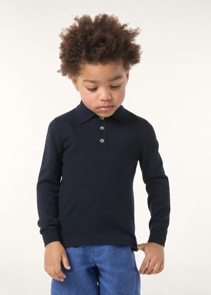 Suéter polo Wonderland para niños Suéter polo Wonderland para niños